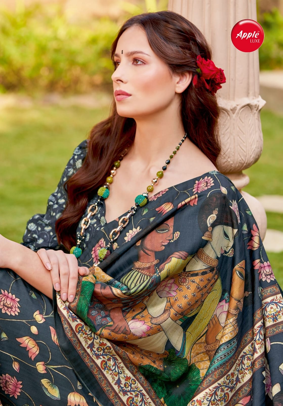 Roop Rani Vol 1 By Apple Printed Silk Sarees Wholesalers In Delhi